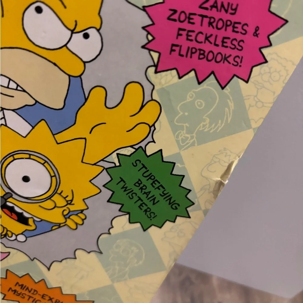 Vintage 1991 The Simpsons Rainy Day Fun Book - Picture 2 of 8